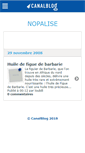 Mobile Screenshot of huiledefigue.canalblog.com