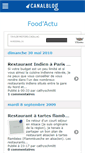 Mobile Screenshot of foodactu.canalblog.com