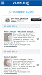 Mobile Screenshot of juscrappeaussi.canalblog.com