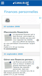 Mobile Screenshot of financesperso.canalblog.com