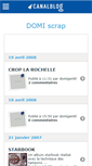 Mobile Screenshot of domigscrap.canalblog.com