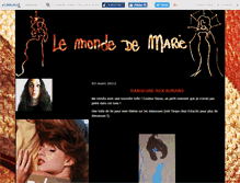 Tablet Screenshot of mariechevalier.canalblog.com