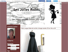 Tablet Screenshot of joliesrobes.canalblog.com