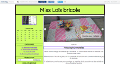 Desktop Screenshot of missloisbricole.canalblog.com