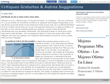 Tablet Screenshot of critiquegratuite.canalblog.com