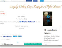 Tablet Screenshot of everydaycooking.canalblog.com