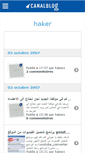 Mobile Screenshot of haker.canalblog.com