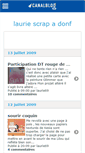 Mobile Screenshot of lauriescrapadonf.canalblog.com