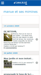 Mobile Screenshot of manuemimines.canalblog.com