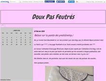 Tablet Screenshot of douxpasfeutres.canalblog.com