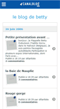 Mobile Screenshot of bettyblog.canalblog.com