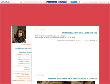 Tablet Screenshot of damoizellebougne.canalblog.com