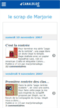 Mobile Screenshot of marjoriescrap.canalblog.com
