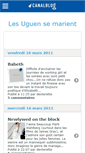 Mobile Screenshot of mariageuguen.canalblog.com