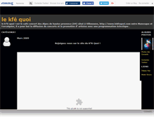 Tablet Screenshot of lekfequoi.canalblog.com