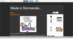Desktop Screenshot of madeinnormandy.canalblog.com