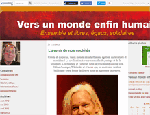 Tablet Screenshot of mondehumain.canalblog.com