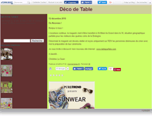 Tablet Screenshot of decosdetables.canalblog.com