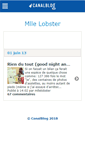 Mobile Screenshot of mllelobster.canalblog.com