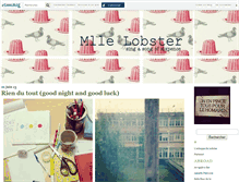 Tablet Screenshot of mllelobster.canalblog.com