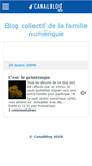 Mobile Screenshot of famillenumerique.canalblog.com