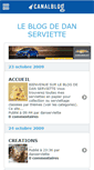 Mobile Screenshot of danserviette.canalblog.com
