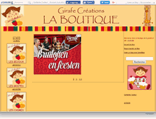 Tablet Screenshot of girafecreaboutiq.canalblog.com
