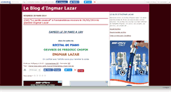 Desktop Screenshot of ingmarlazar.canalblog.com