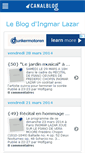 Mobile Screenshot of ingmarlazar.canalblog.com