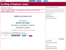 Tablet Screenshot of ingmarlazar.canalblog.com