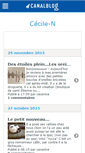 Mobile Screenshot of cecilen.canalblog.com