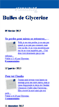 Mobile Screenshot of bullesdeglycerin.canalblog.com