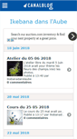 Mobile Screenshot of ikebanadanslaube.canalblog.com