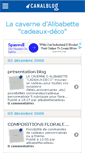 Mobile Screenshot of alibabettecadeau.canalblog.com