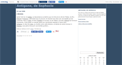 Desktop Screenshot of monantigone.canalblog.com