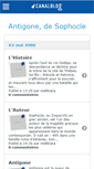 Mobile Screenshot of monantigone.canalblog.com