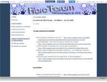 Tablet Screenshot of fibroforum.canalblog.com