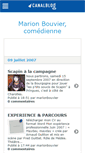 Mobile Screenshot of marionbouvier.canalblog.com