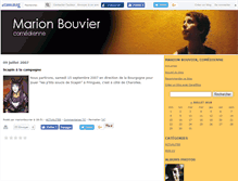 Tablet Screenshot of marionbouvier.canalblog.com