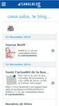 Mobile Screenshot of casasaba.canalblog.com