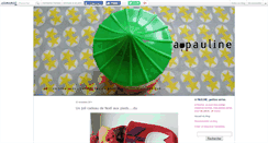 Desktop Screenshot of apauline.canalblog.com