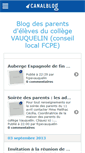 Mobile Screenshot of fcpevauquelin.canalblog.com