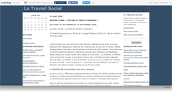 Desktop Screenshot of letravailsocial.canalblog.com