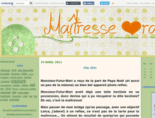 Tablet Screenshot of maitresseorange.canalblog.com