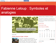 Tablet Screenshot of fabienneleloup.canalblog.com