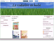 Tablet Screenshot of lacouturiere.canalblog.com