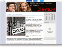 Tablet Screenshot of critikseries.canalblog.com