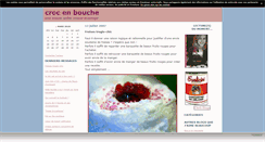 Desktop Screenshot of crocenbouche.canalblog.com