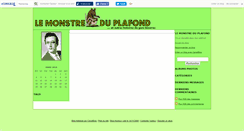 Desktop Screenshot of monstreduplafond.canalblog.com