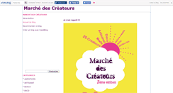 Desktop Screenshot of marchecreateurs.canalblog.com